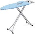 Cette planche de table associe une hauteur reglable et une partie textile en coton