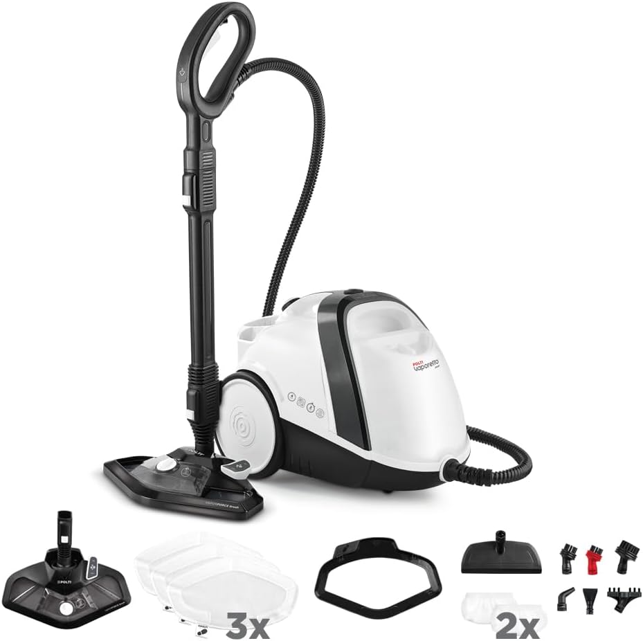 Le nettoyeur vapeur integre une chauffe rapide