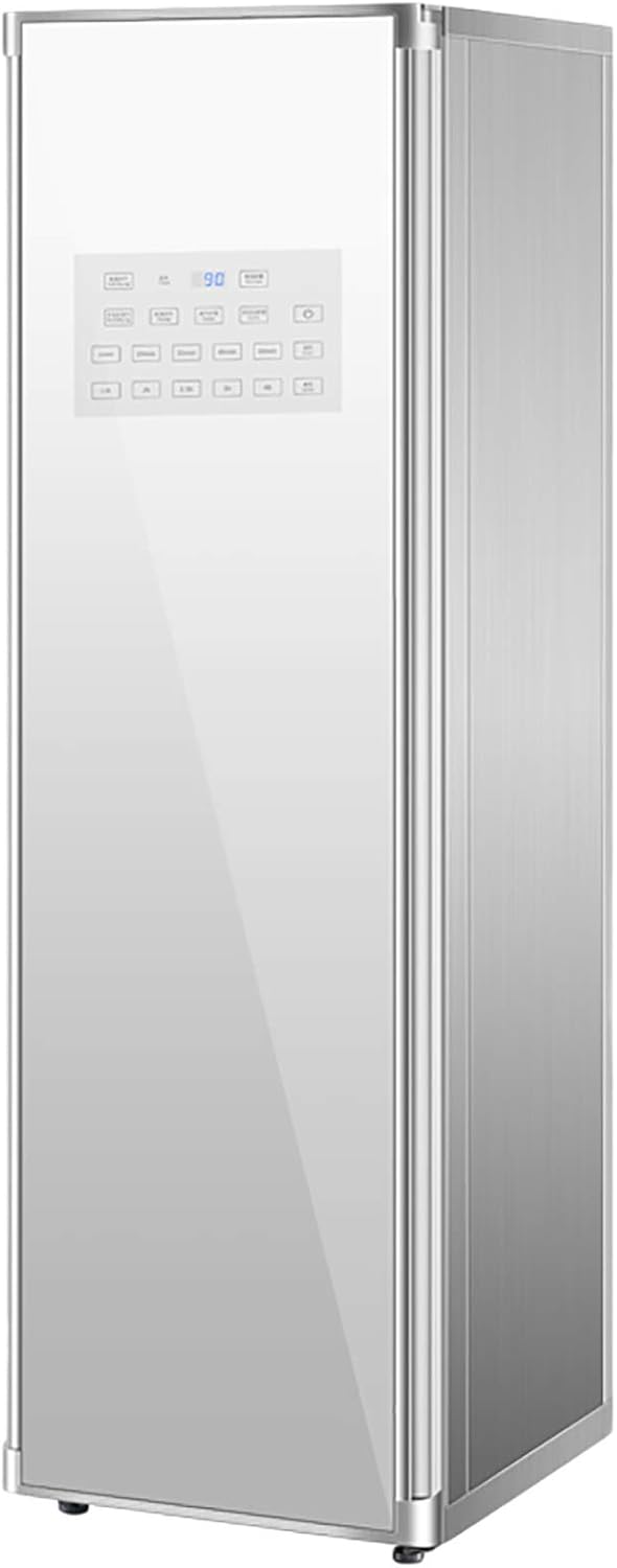Le miroir avec controle de surchauffe en coloris gris et blanc
