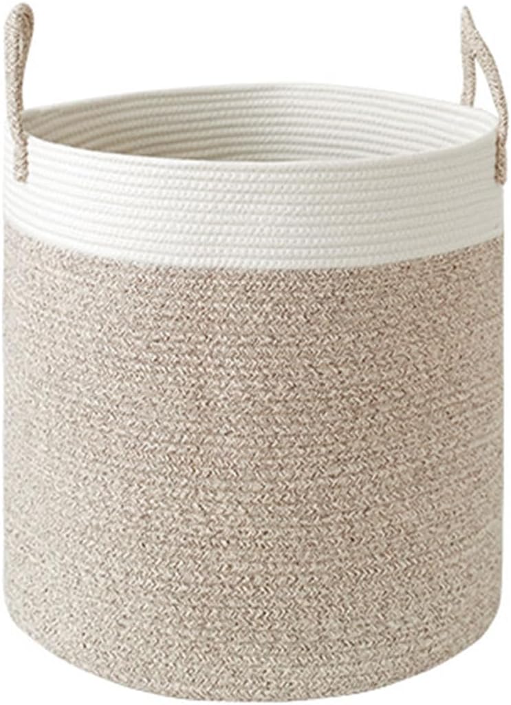 Choisissez ce panier a linge avec un revetement en coton