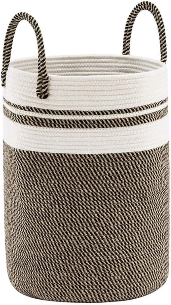 Choisissez un panier a linge avec poignee de maintien avec une partie textile en coton
