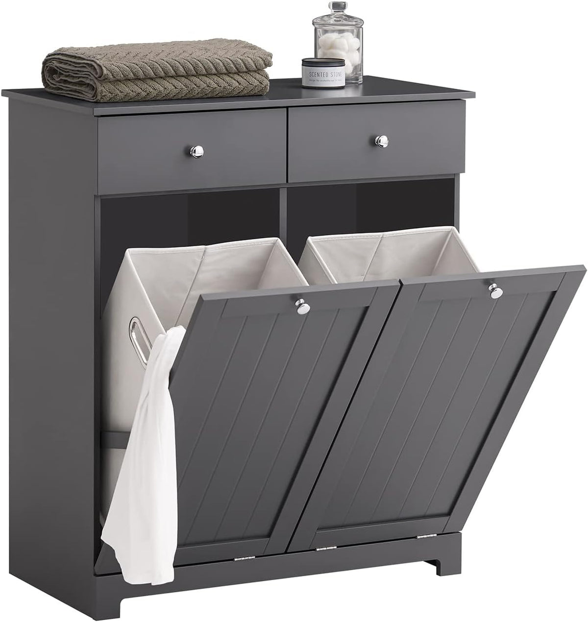 Le trieur a linge comporte des espaces separes