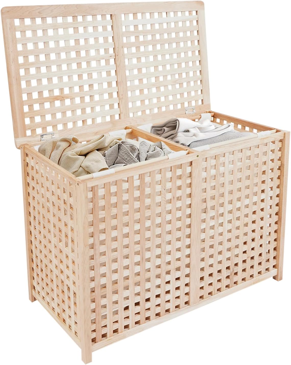 Ce trieur a linge reunit un format compact et un sac amovible