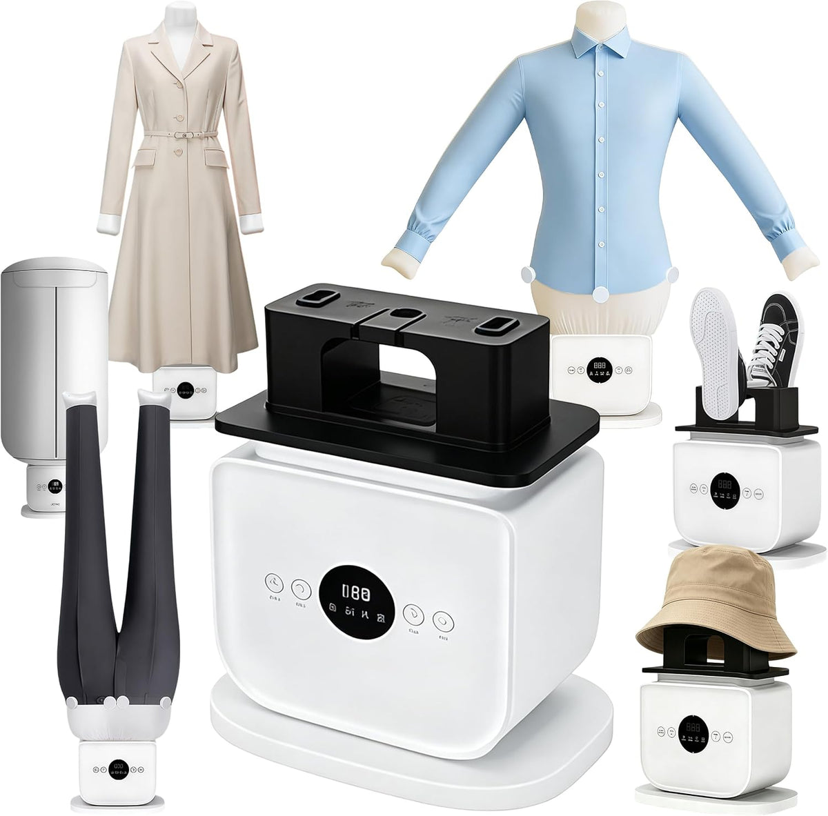 Ce mannequin de repassage dispose d'un arret automatique et d'un format compact